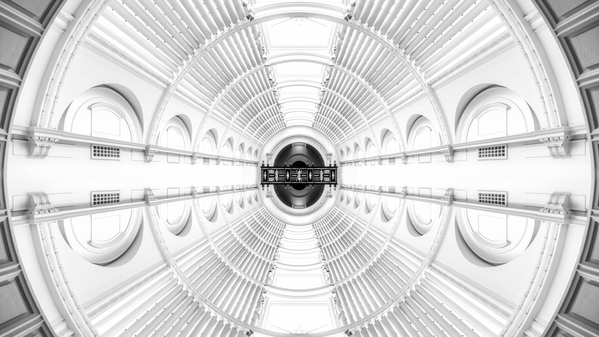 Symmetry and Light | V&A Museum London Reflected Ceiling Print Print