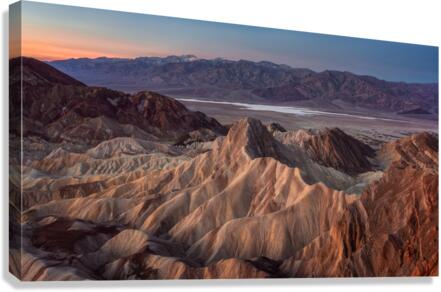 Zabriskie Point Death Valley  Canvas Print