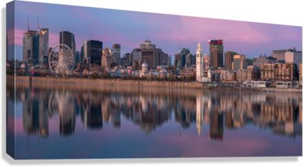 Montreal Panorama  Canvas Print