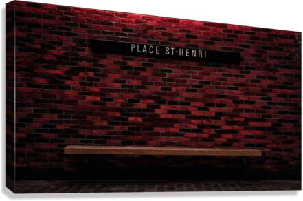 Place St-Henri  Canvas Print