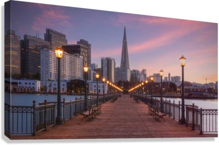 Pier Nr 7 San Francisco  Canvas Print