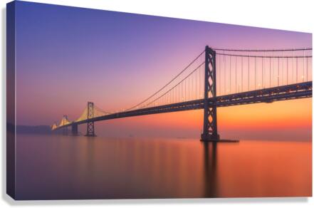 Bay Bridge Sunrise  Canvas Print