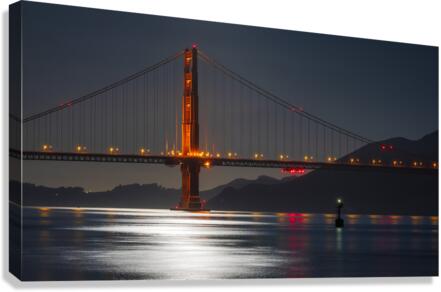 Moon Light Bay Area  Canvas Print