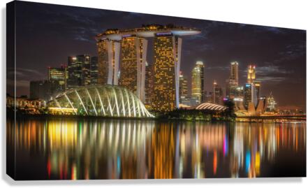 Singapore Skyline  Canvas Print