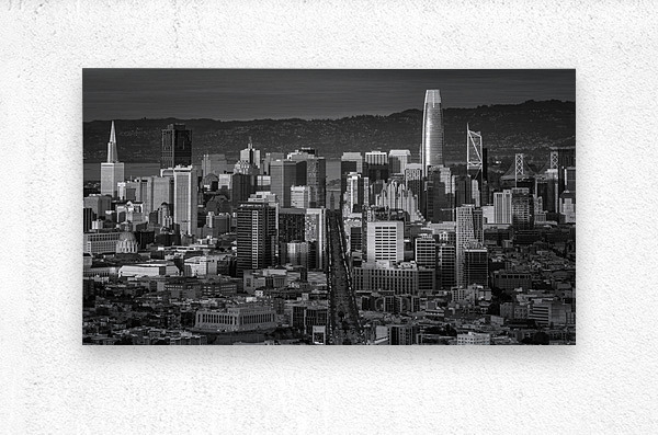 The City San Francisco  Metal print