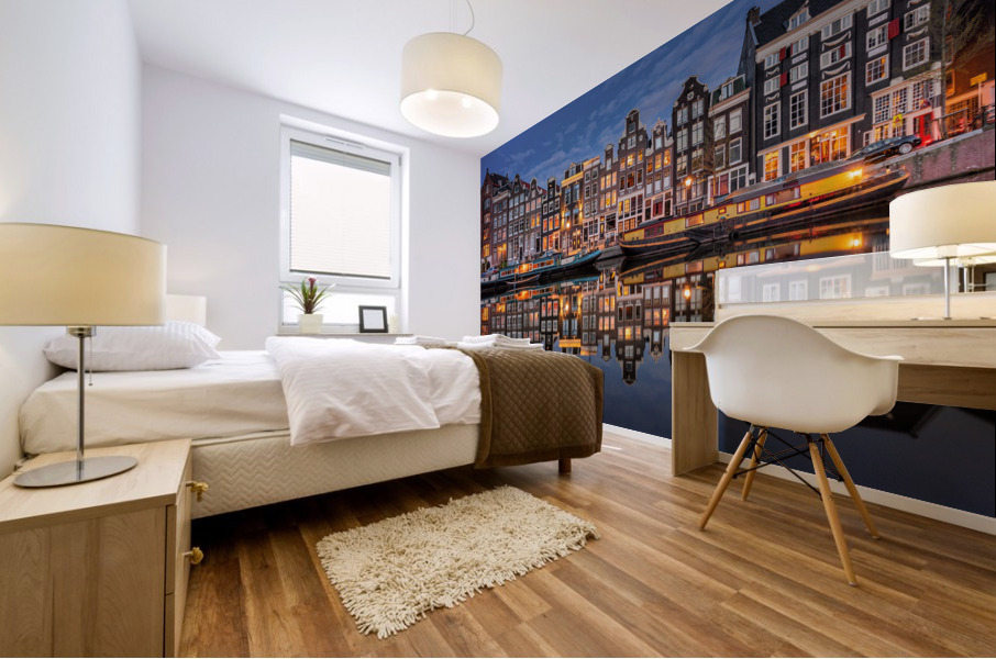 Amsterdam Canals Mural print