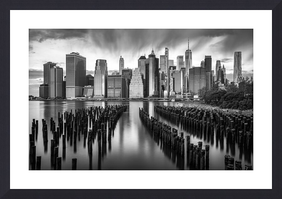 Manhattan Rain Impression et Cadre photo